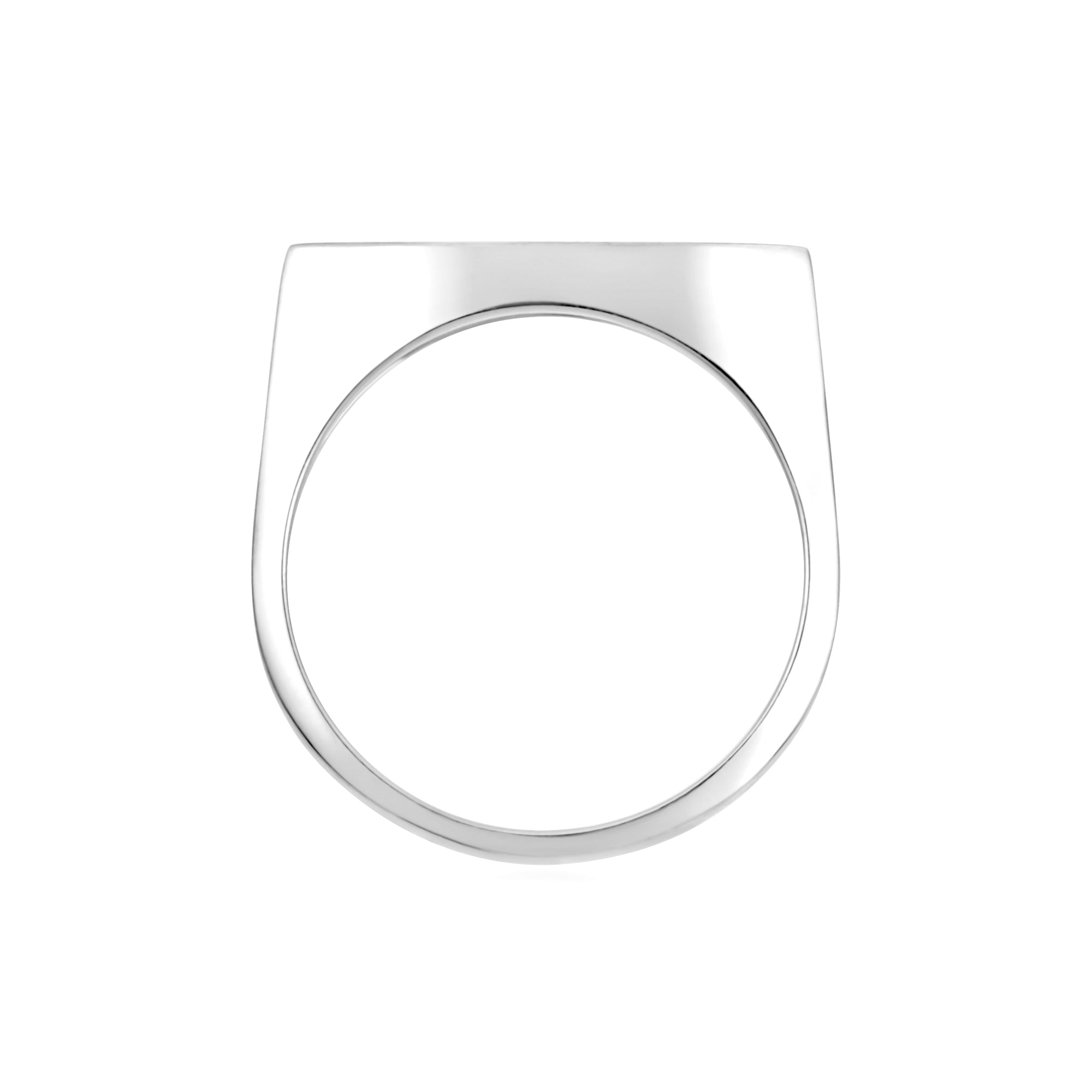Gold Enamel Evil Eye Marquise Signet Ring, view 8