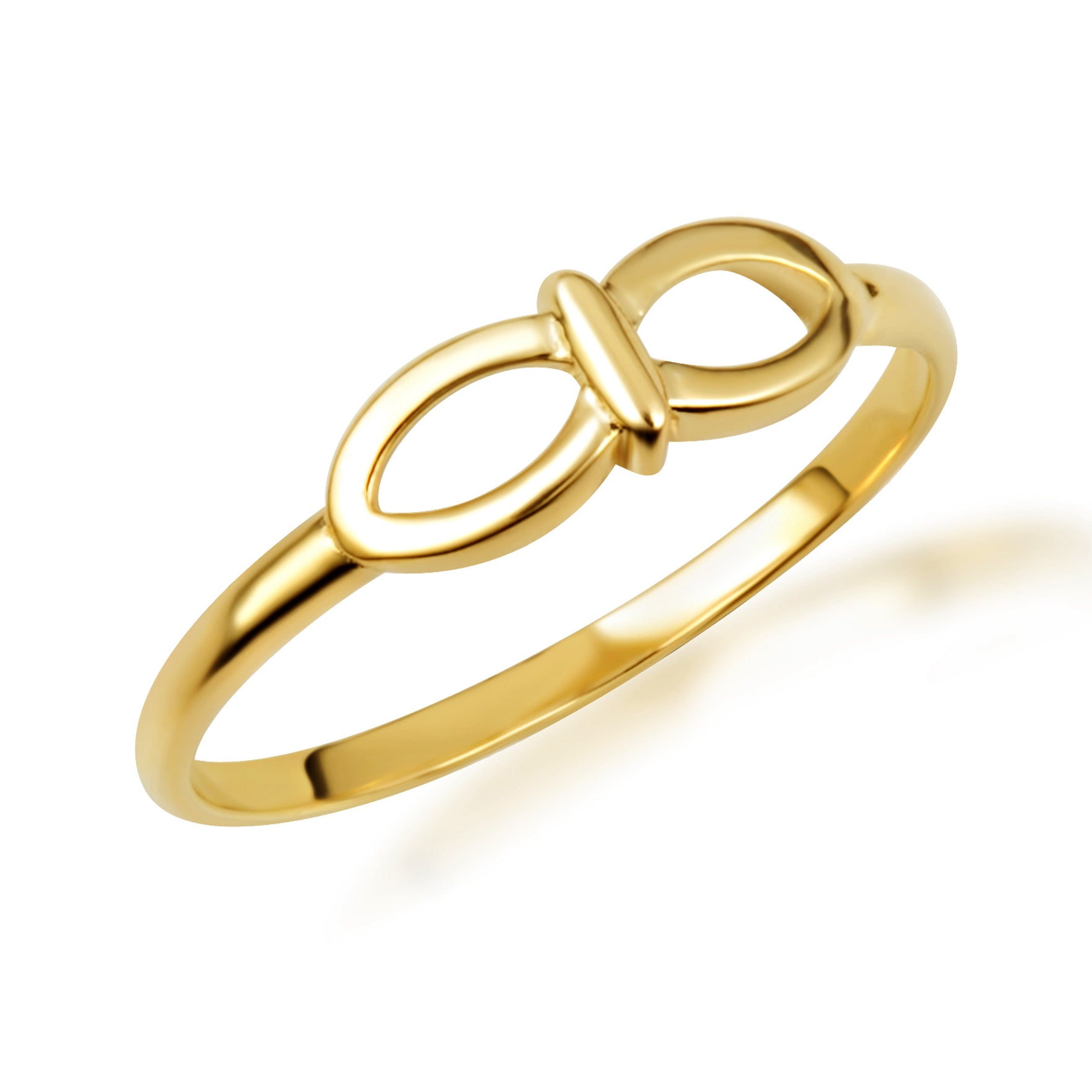 Gold Firefly Nature Band Ring, view 6