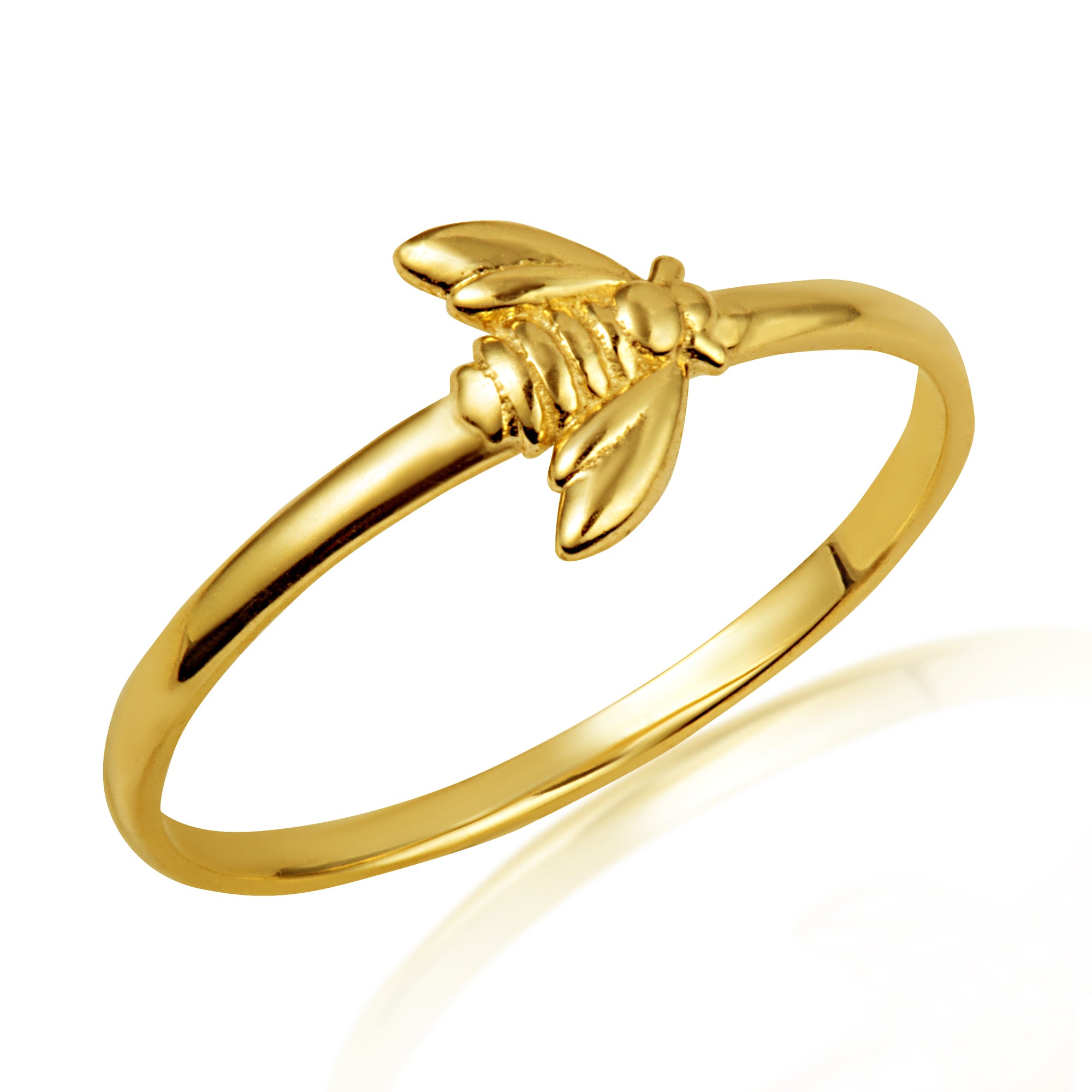 Gold Firefly Ring, view 6