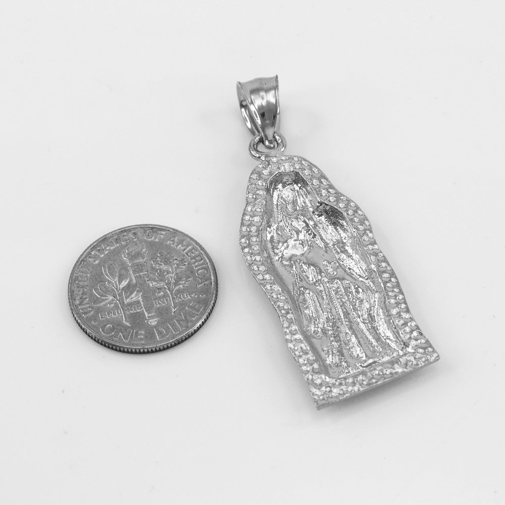 Gold Guadalupe Small Pendant, view 4