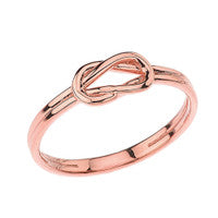 Gold Hercules Love Knot Ring, view 3