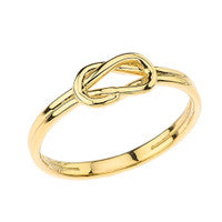 Gold Hercules Love Knot Ring, view 4