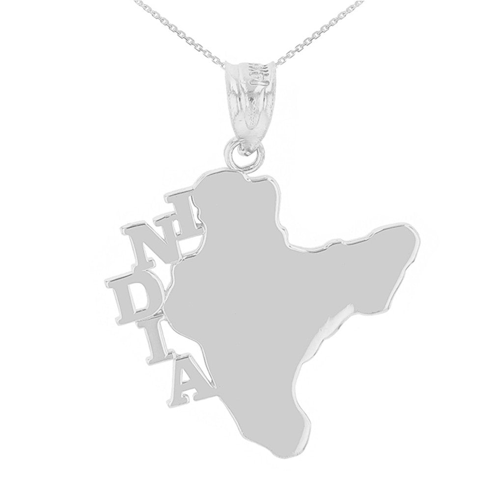 Gold India Country Pendant Necklace, view 5