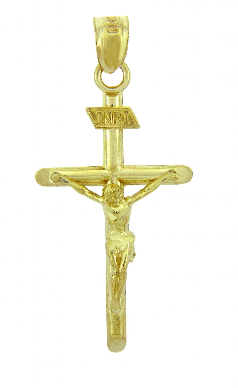 Gold INRI Crucifix