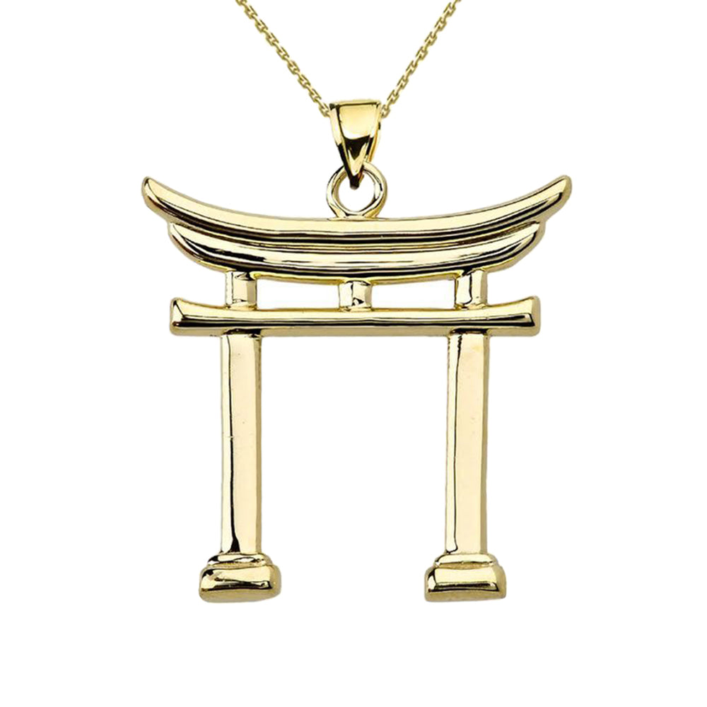 Gold Japanese Torii Pendant