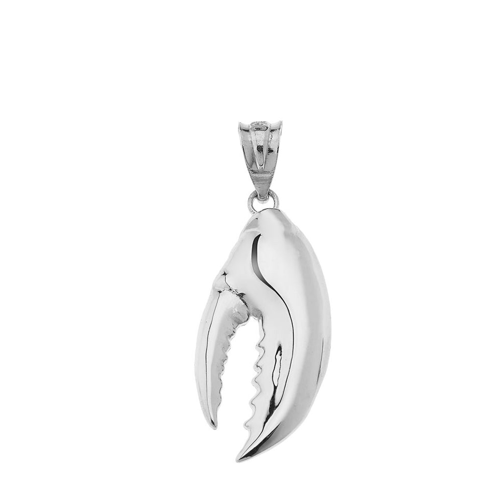 Gold Lobster Claw Pendant Necklace, view 5