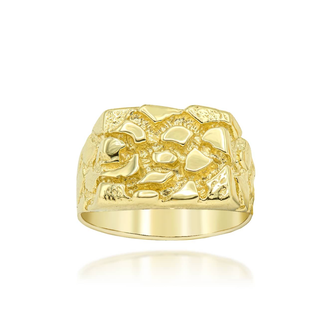 Gold Nugget Men's Ring