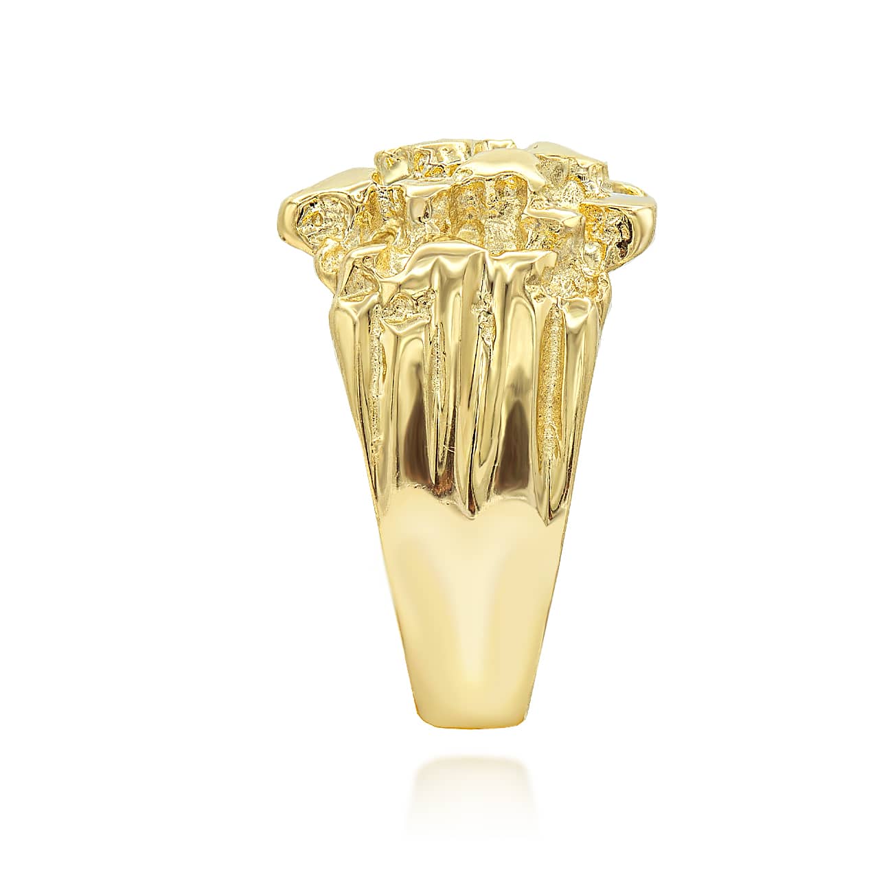 Gold Nugget Ring, view 4