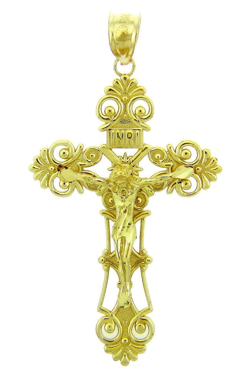 Gold Savior Crucifix