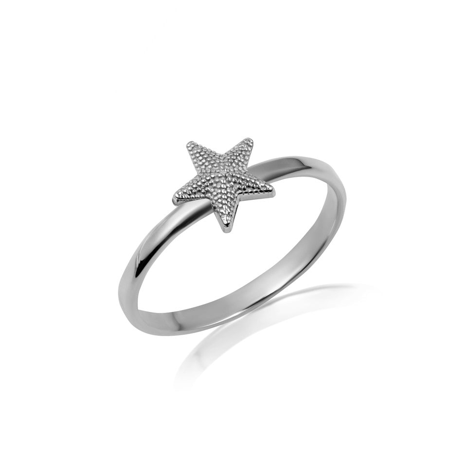 Gold Sea Starfish Ocean Ring, view 3