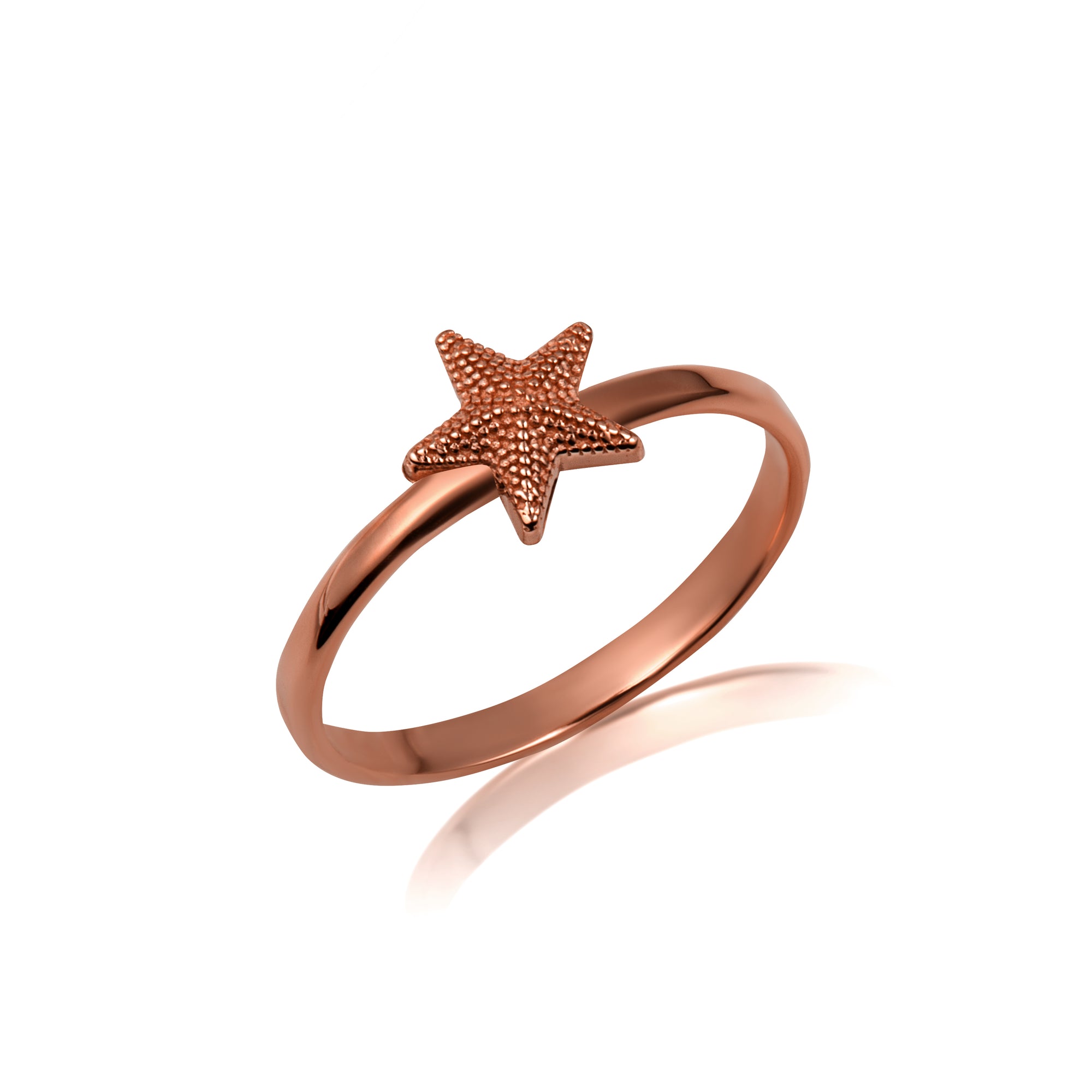 Gold Sea Starfish Ocean Ring, view 4