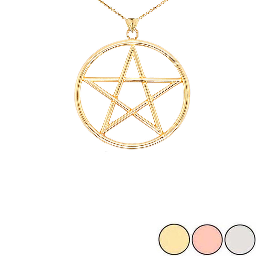 Gold Small Pentagram Pendant