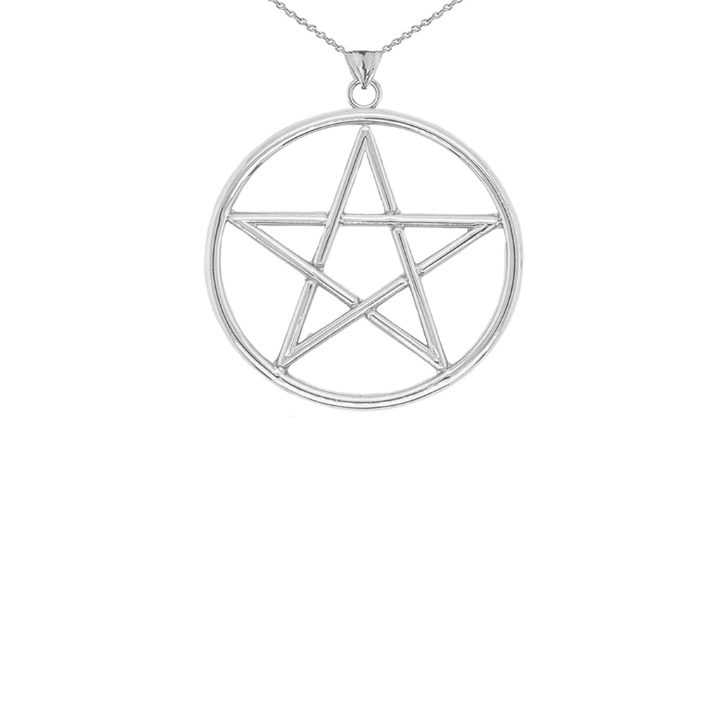 Gold Small Pentagram Pendant, view 7