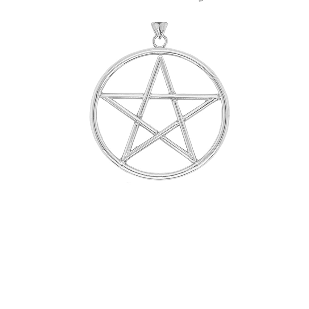 Gold Small Pentagram Pendant, view 8