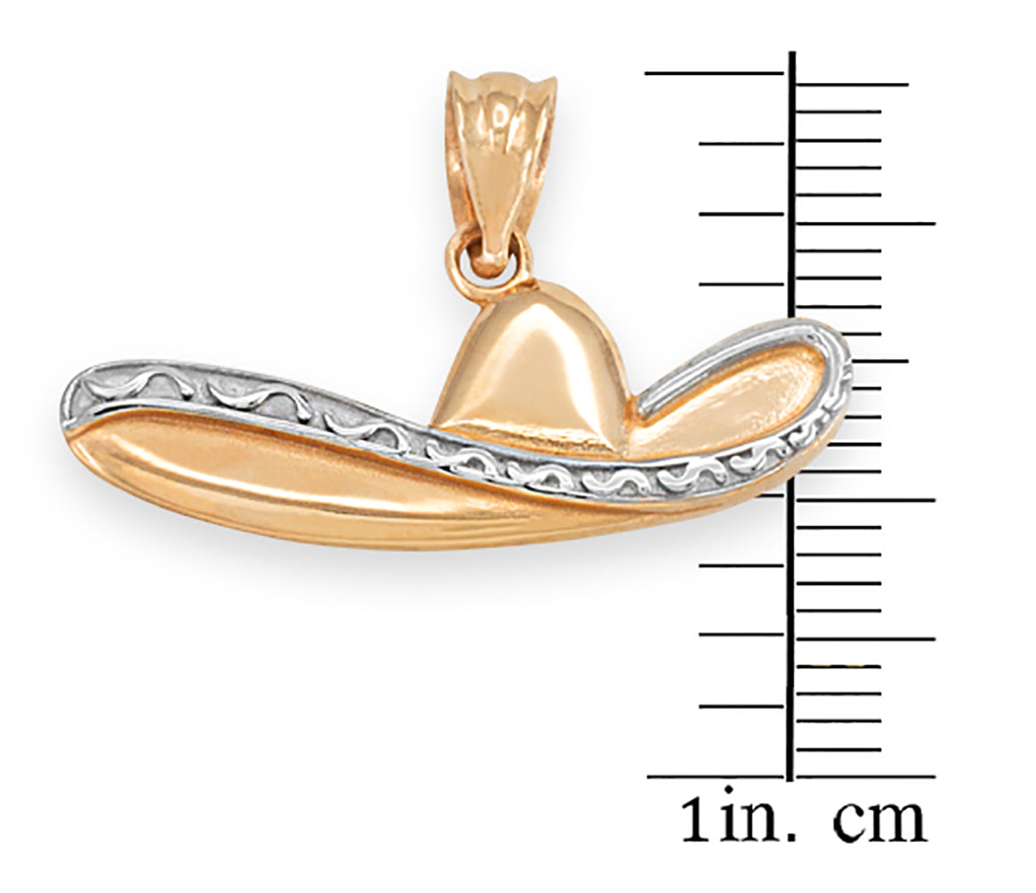 Gold Sombrero Hat Jewelry, view 2