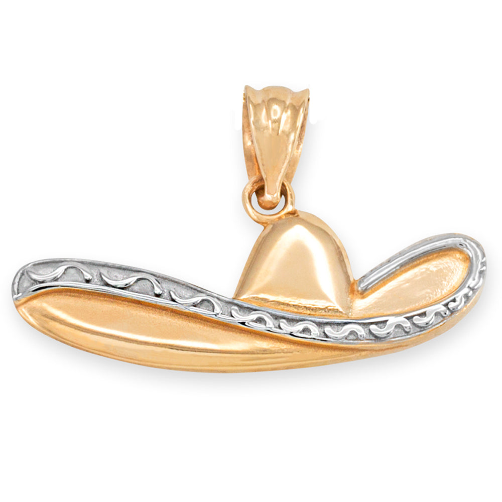 Gold Sombrero Hat Jewelry, view 3