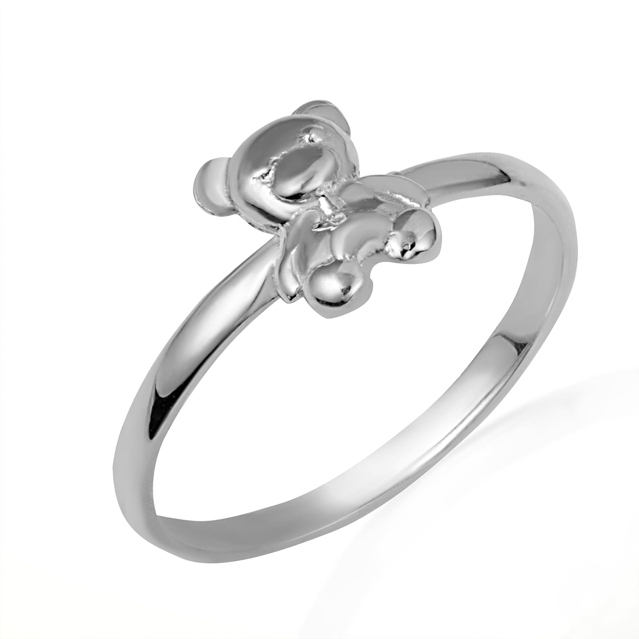 Gold Teddy Bear Toy Ring, view 4