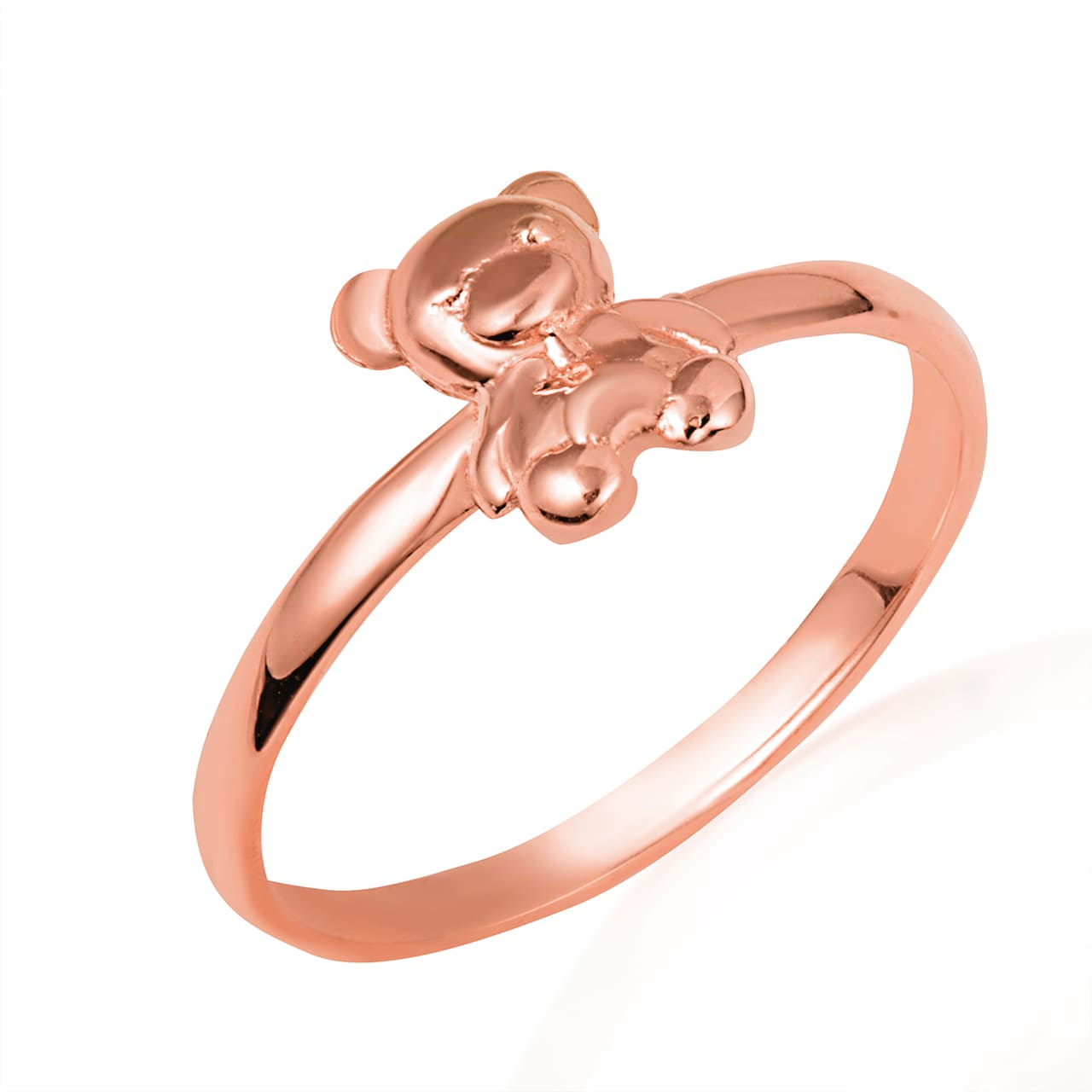 Gold Teddy Bear Toy Ring, view 5