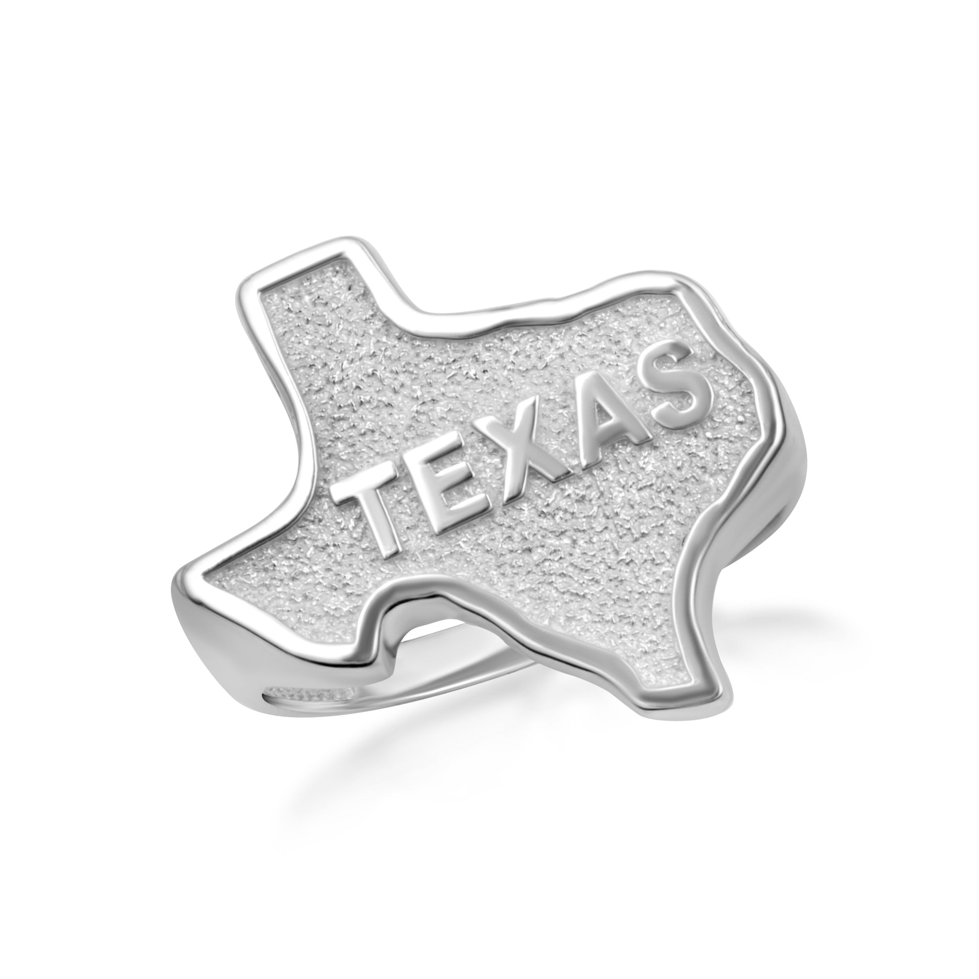 Gold Texas State Map Ring, view 4