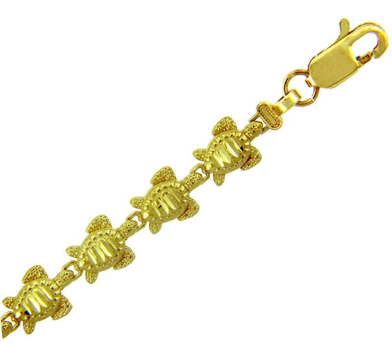 Gold Turtle Bracelet