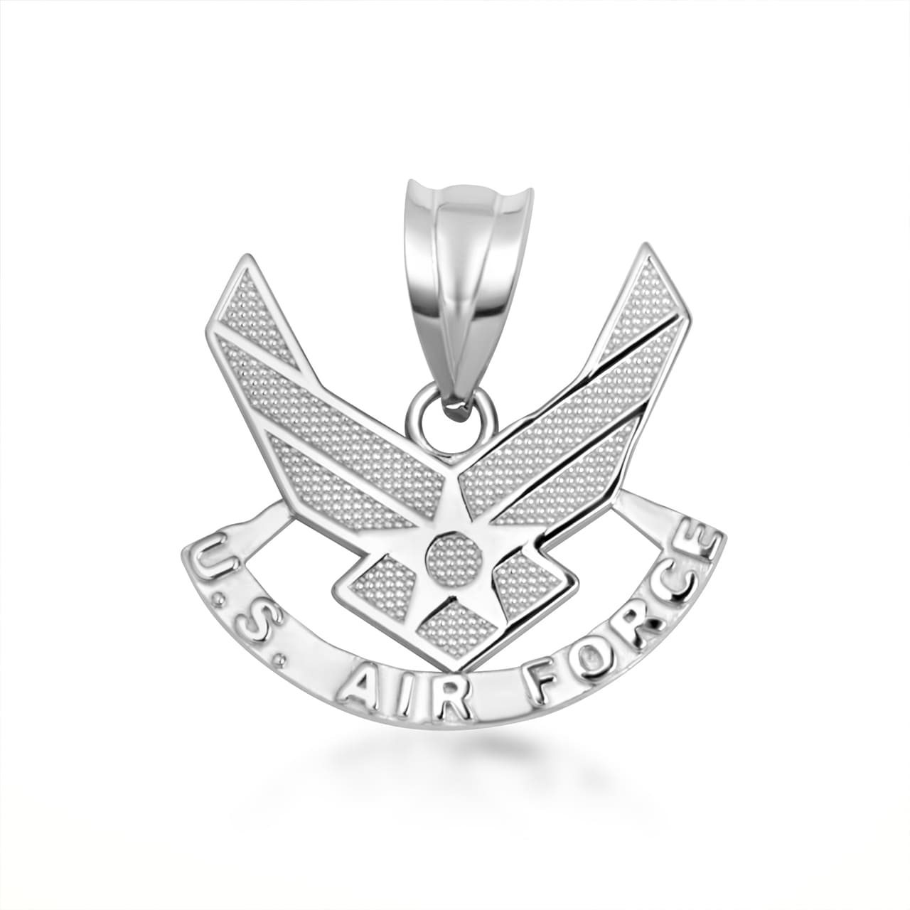 Gold United States Air Force Emblem Officially Licensed Pendant Necklace, view 5