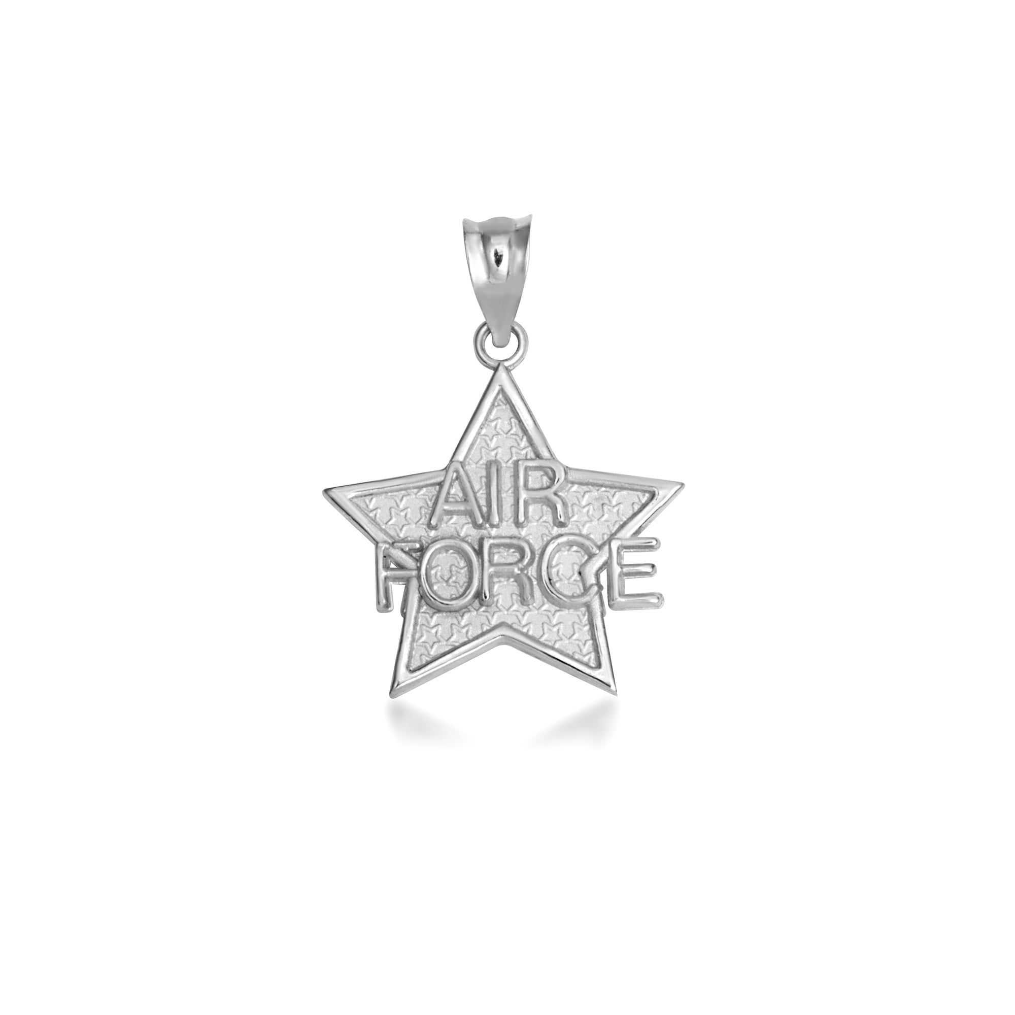 Gold United States Air Force Star Officially Licensed Pendant Necklace, view 6