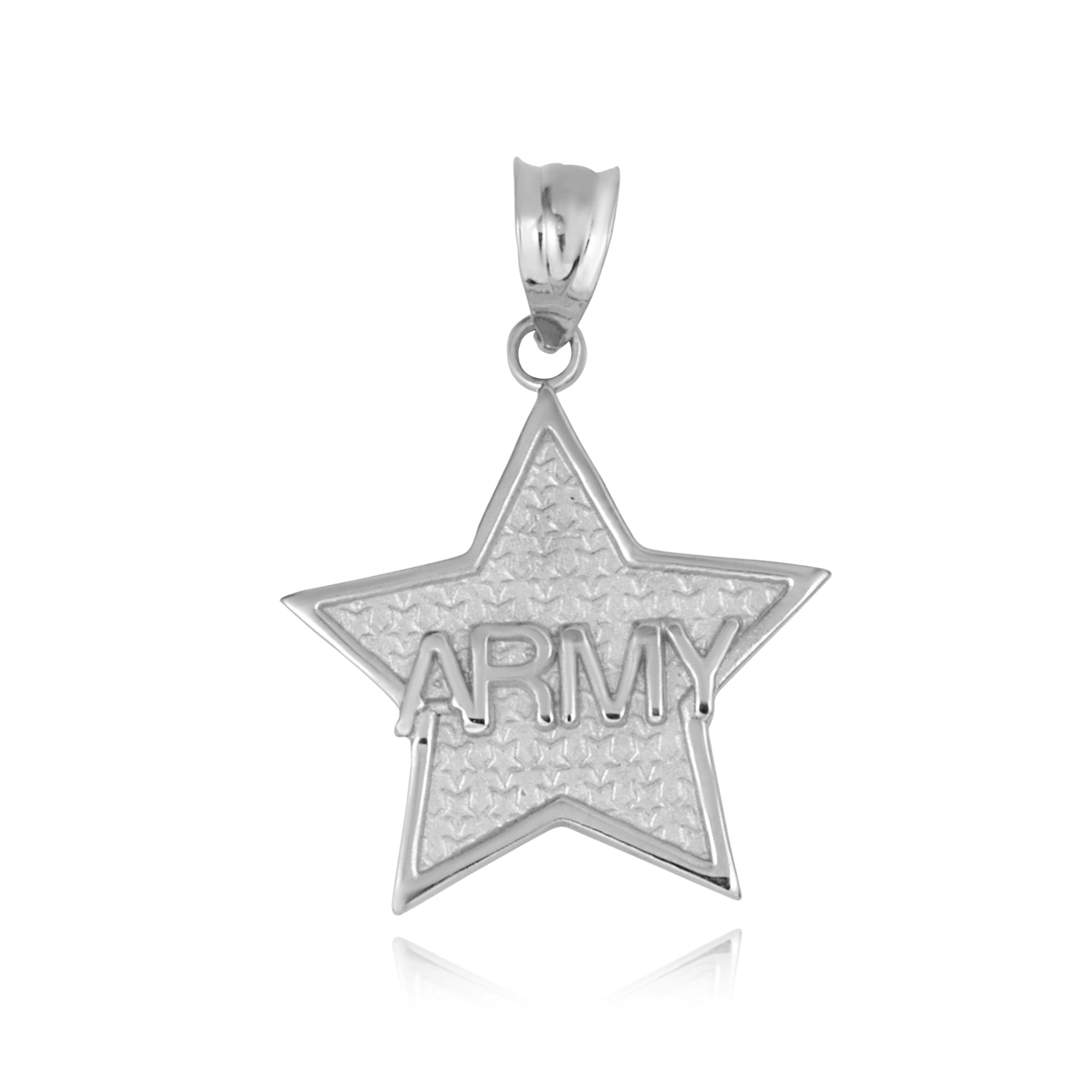 Gold United States Army Officially Licensed Star Pendant Necklace, view 8