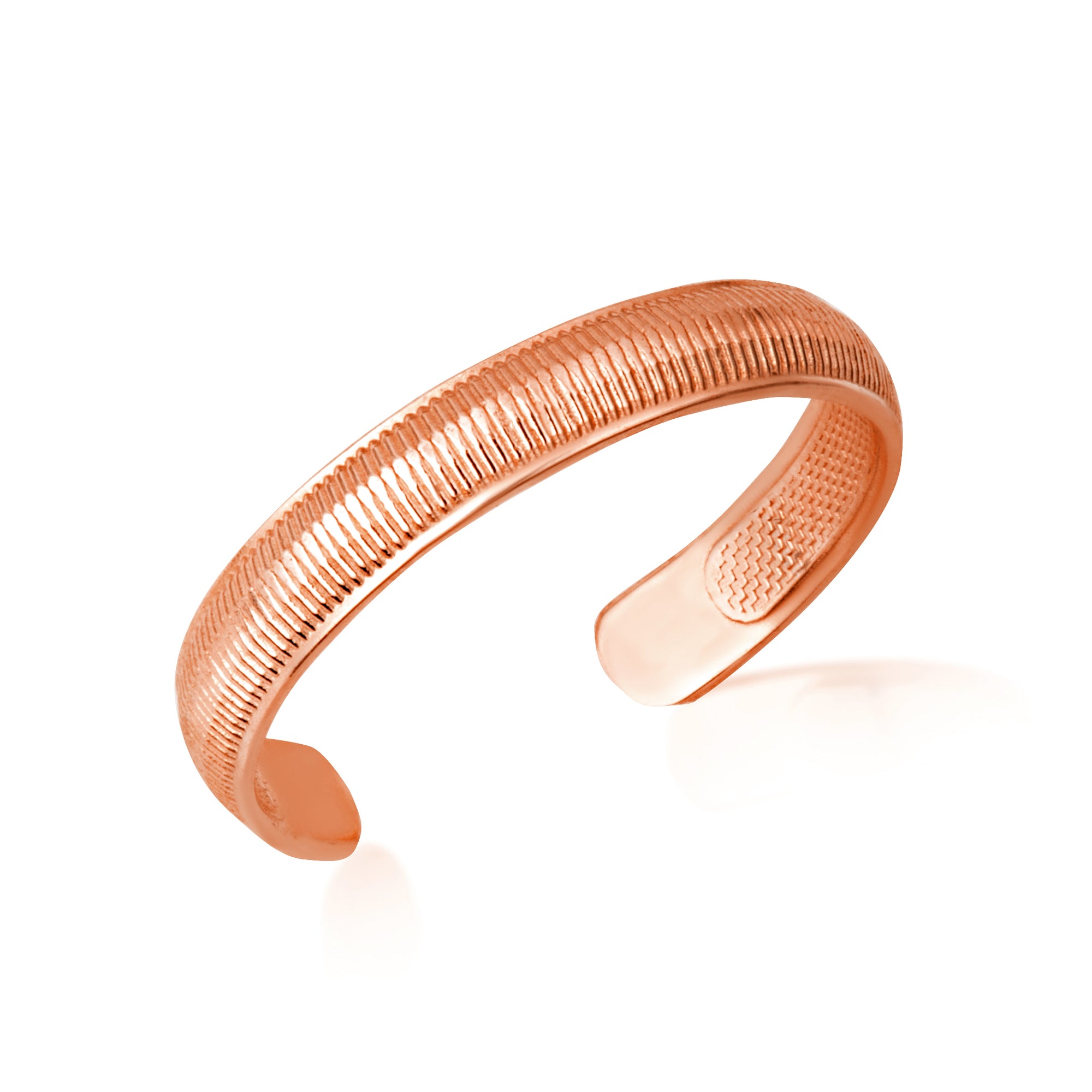 Gold Women's Elegant Classic Toe Ring, view 4
