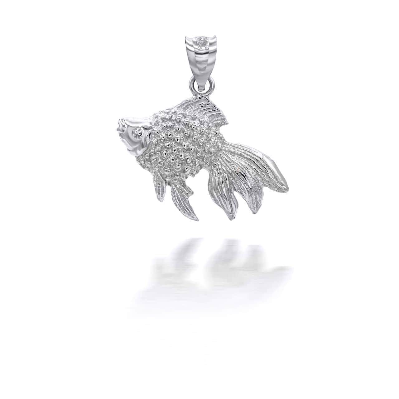 Good Luck Goldfish Charm Pendant Necklace