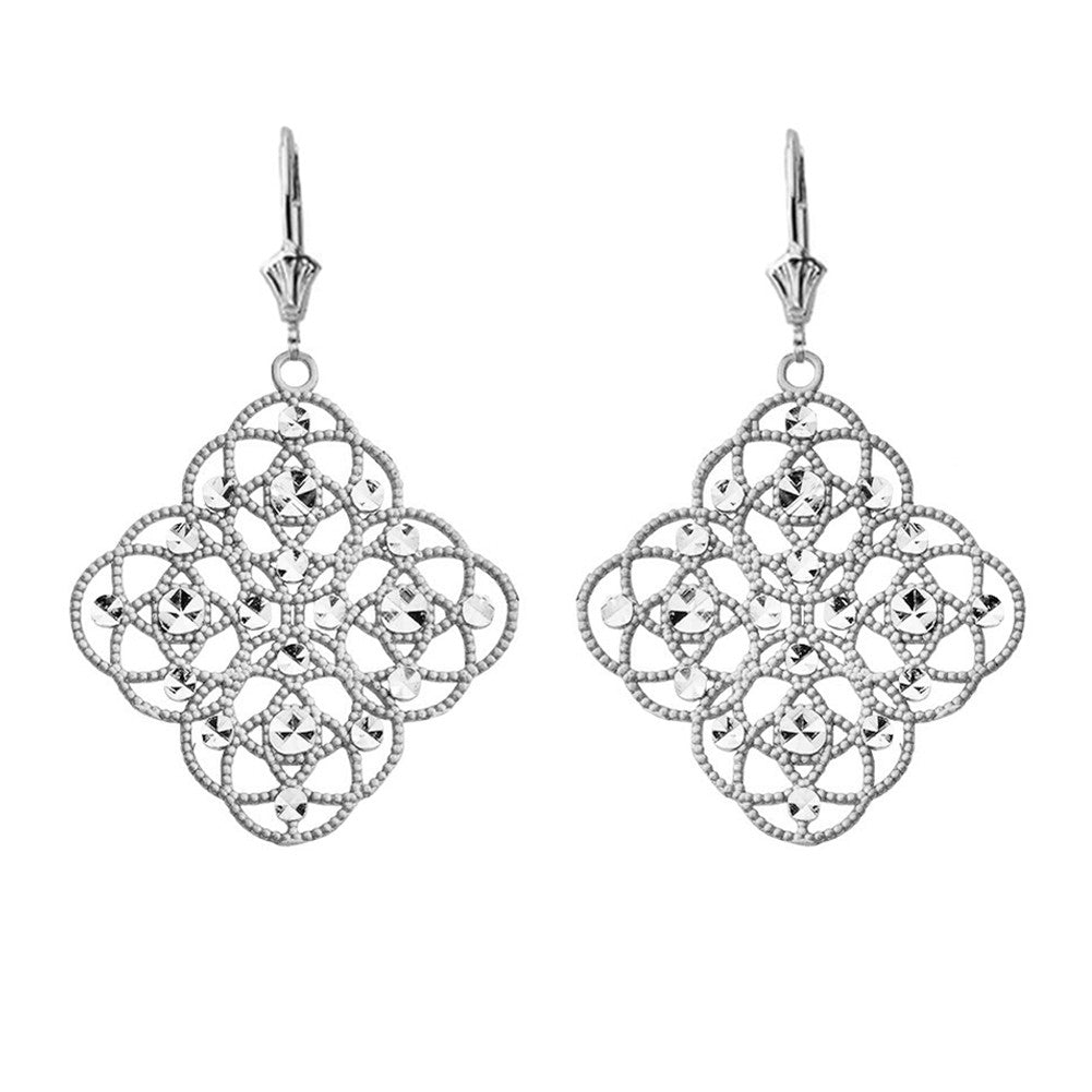 Handmade Designer Boho Chic Statement Earrings, view 3