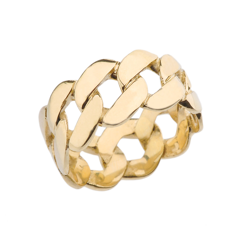 Men’s Gold Cuban Link Ring
