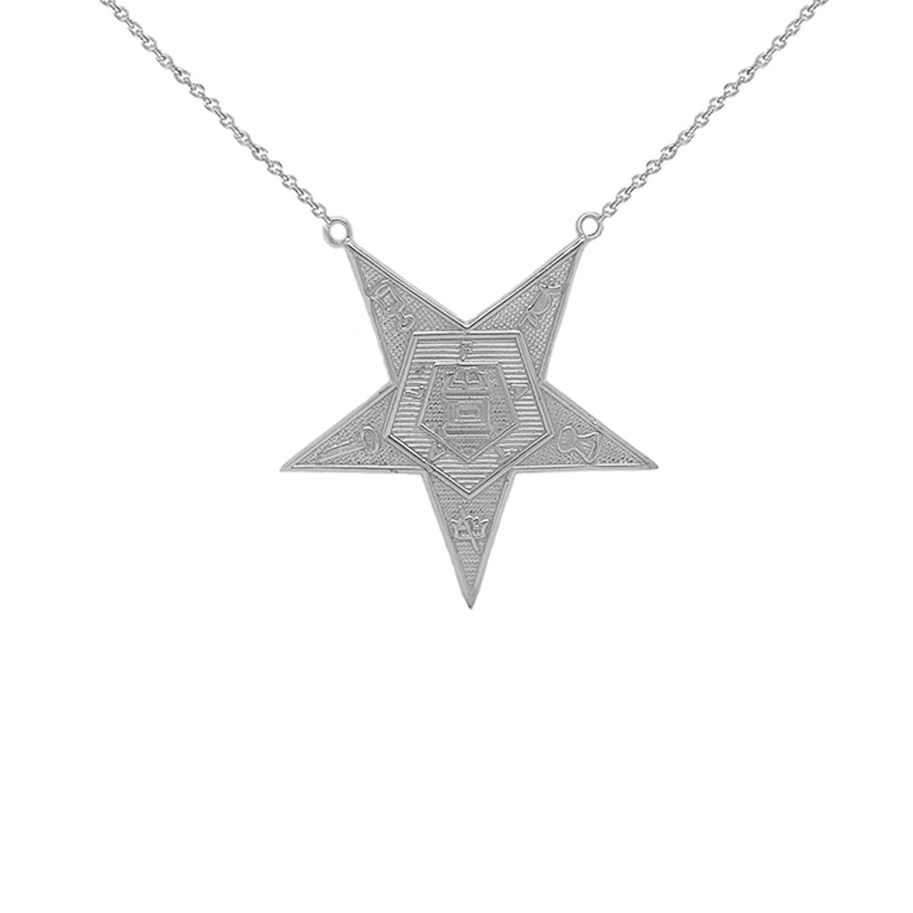 Order of the Eastern Star (OES) Masonic Necklace in Gold, view 4