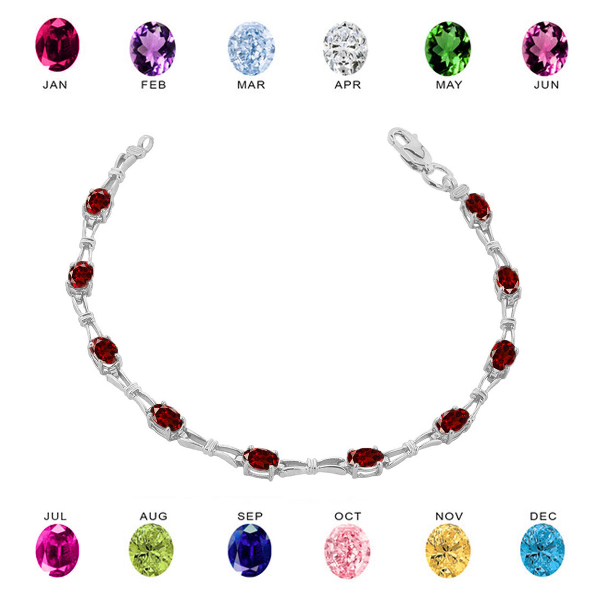 Personalized Birthstone Tennis Bracelet