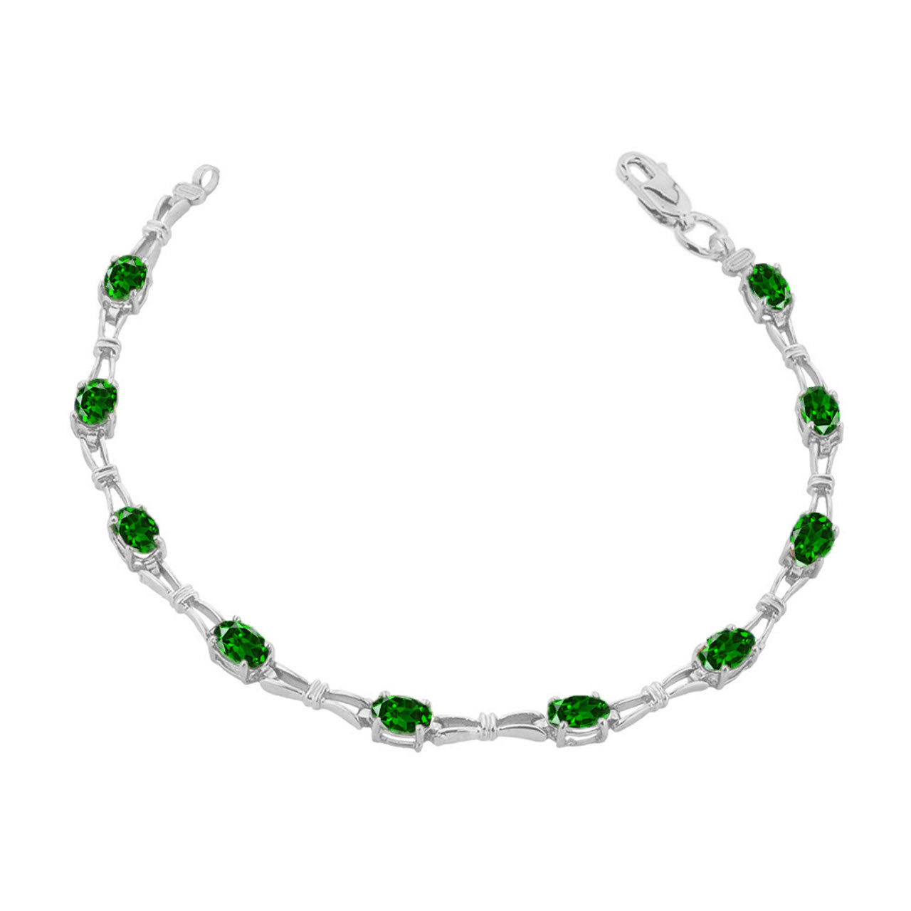 Personalized Birthstone Tennis Bracelet, view 6