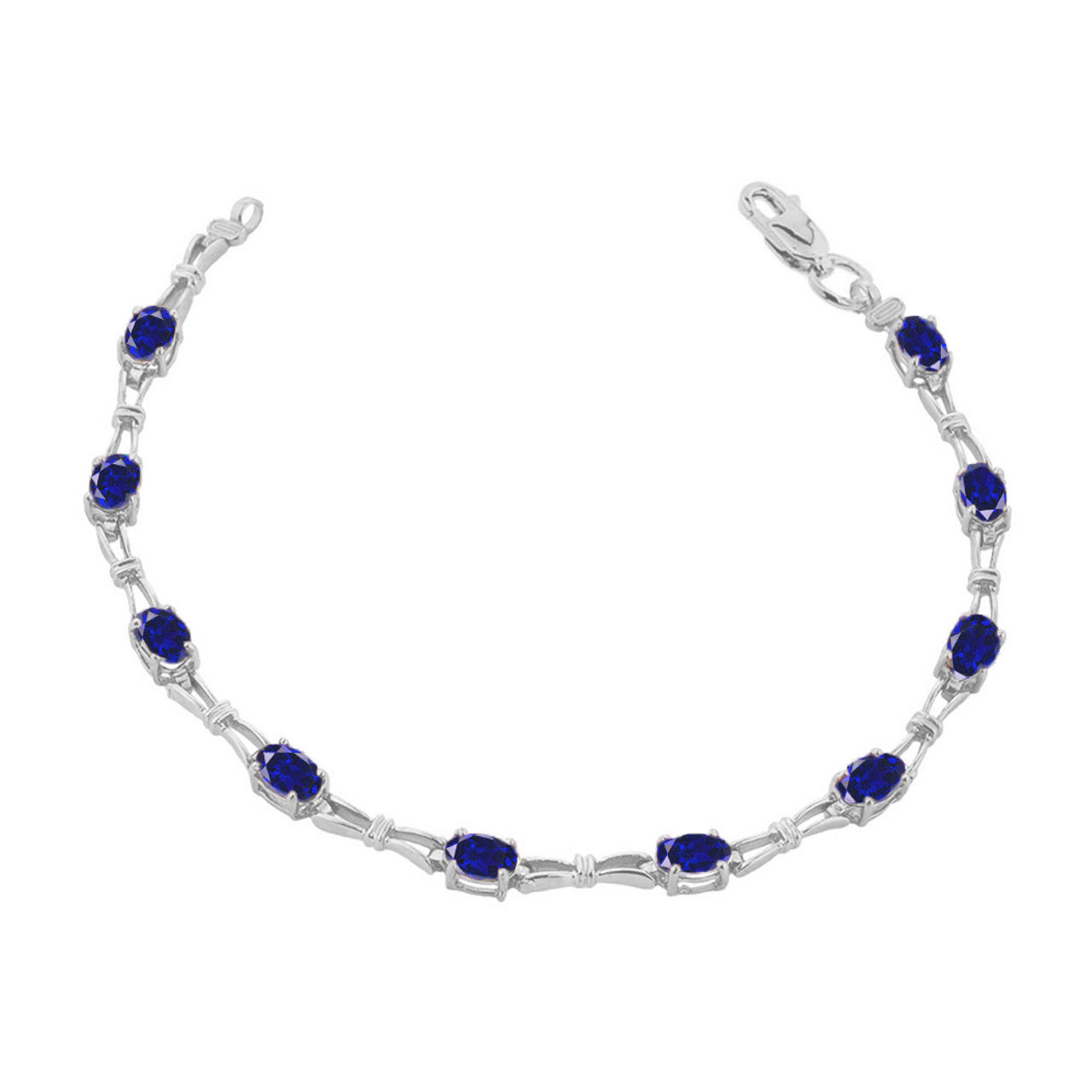 Personalized Birthstone Tennis Bracelet, view 10