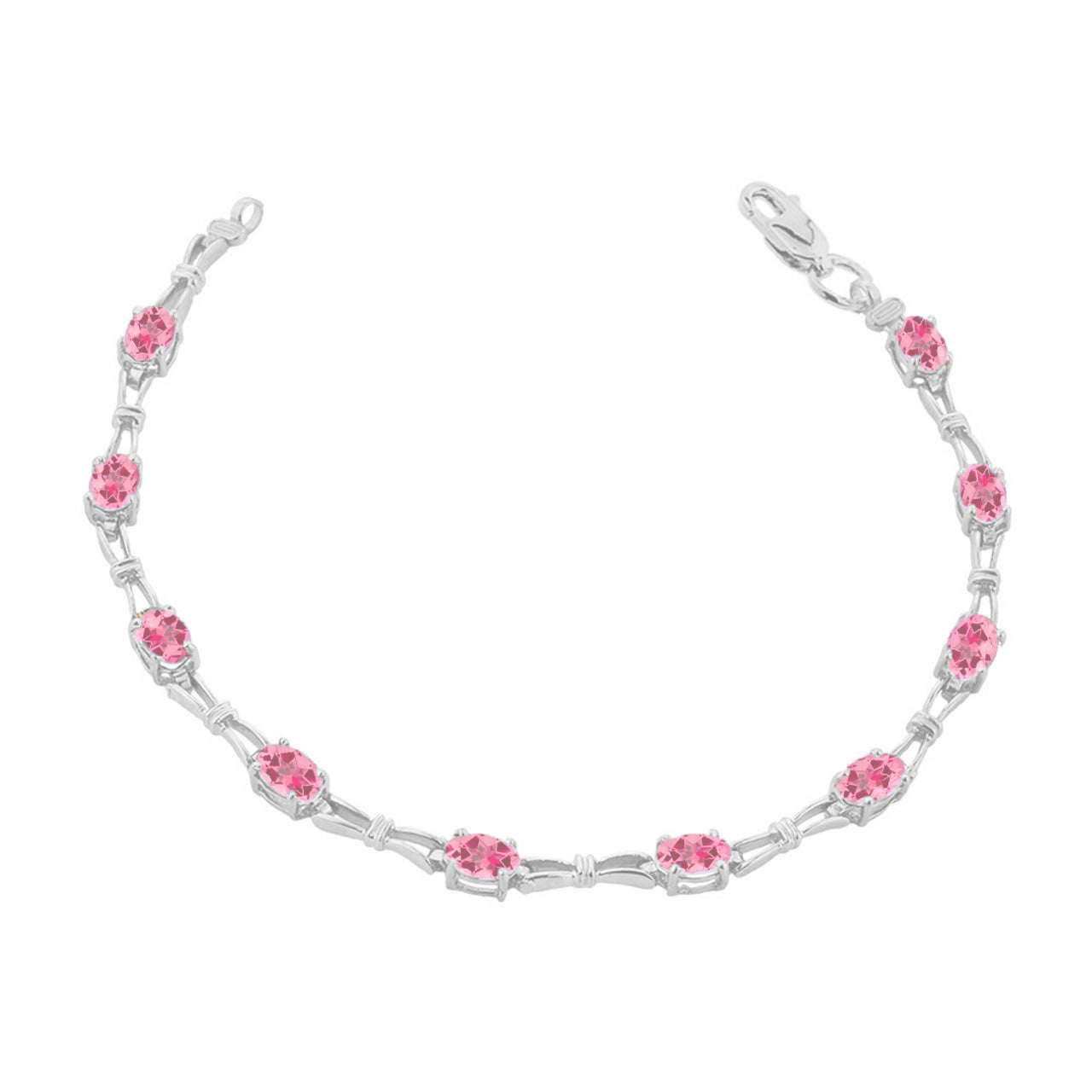 Personalized Birthstone Tennis Bracelet, view 11