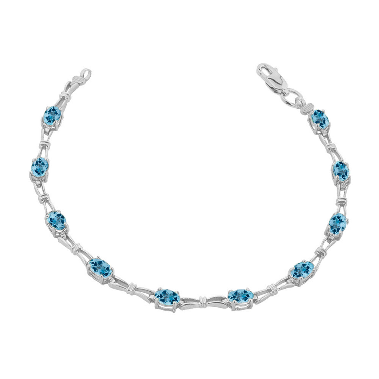 Personalized Birthstone Tennis Bracelet, view 13