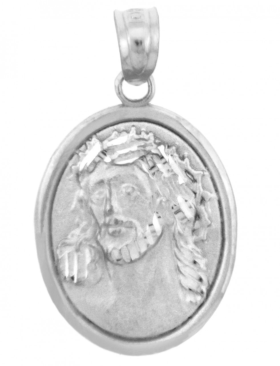 Sacred Heart Of Jesus Sterling Silver Pendant