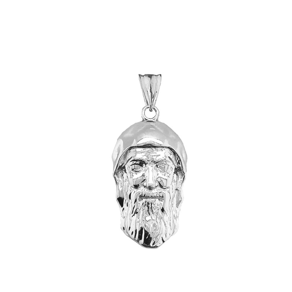Saint Charbel/Sharbel Makhlouf Pendant Necklace in Sterling Silver, view 2