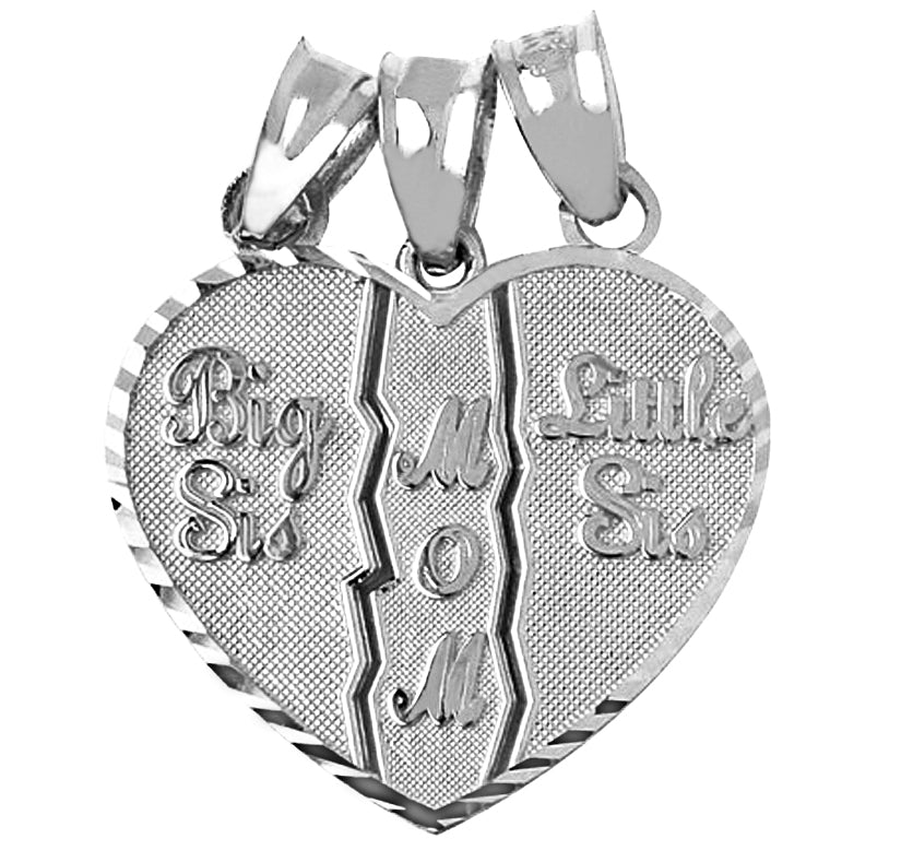 Silver 3 Piece Mom Big Sis Little sis