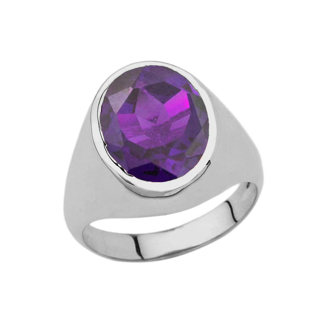 Silver Custom 10ct Birthstone Ring, view 2