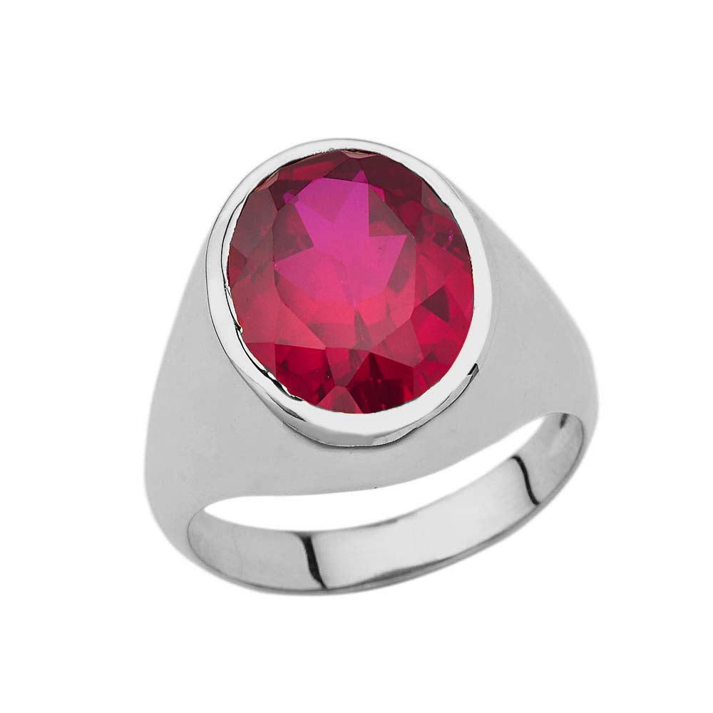 Silver Custom 10ct Birthstone Ring, view 7