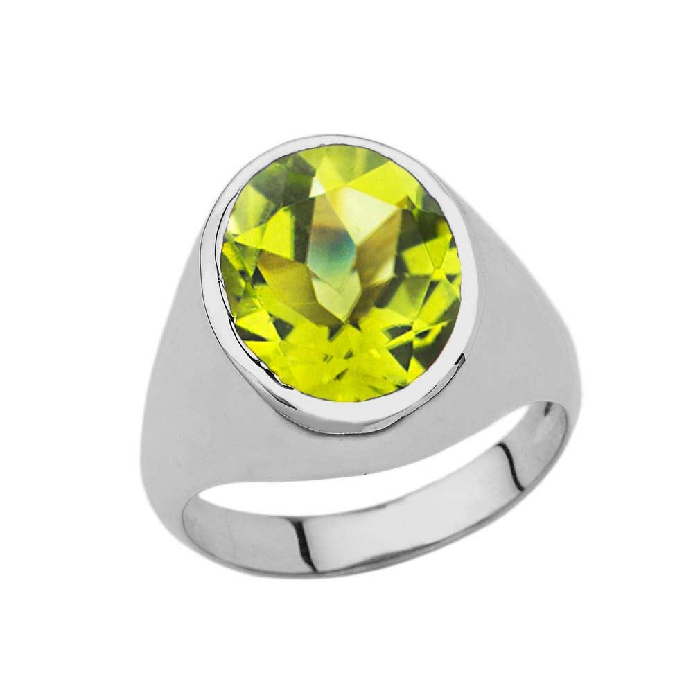 Silver Custom 10ct Birthstone Ring, view 8