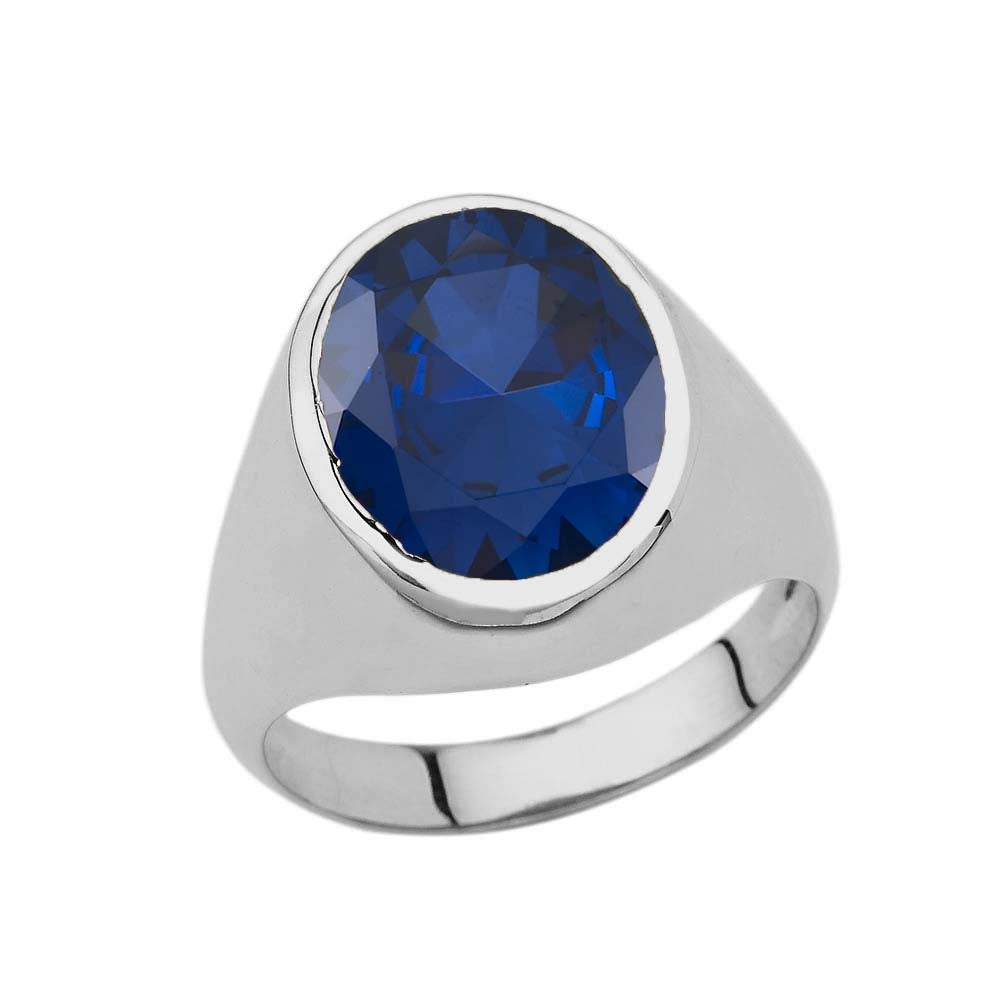Silver Custom 10ct Birthstone Ring, view 9