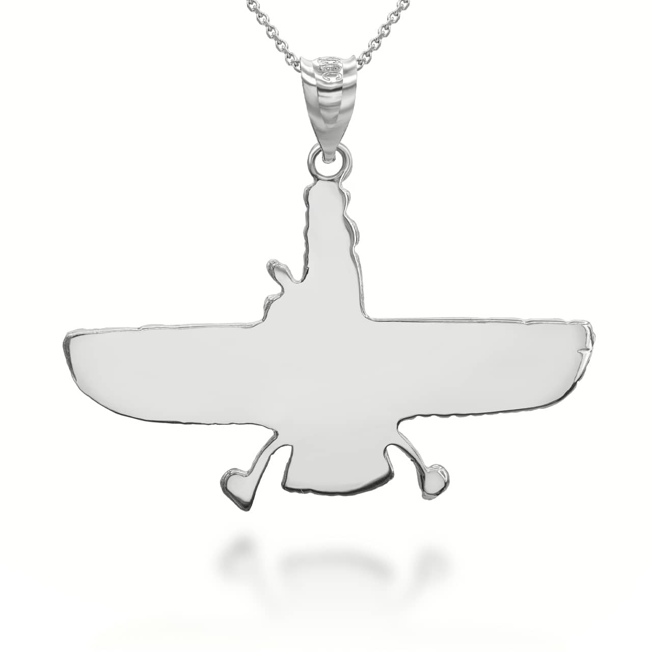 Silver Faravahar Ahura Mazda Pendant/Necklace, view 4