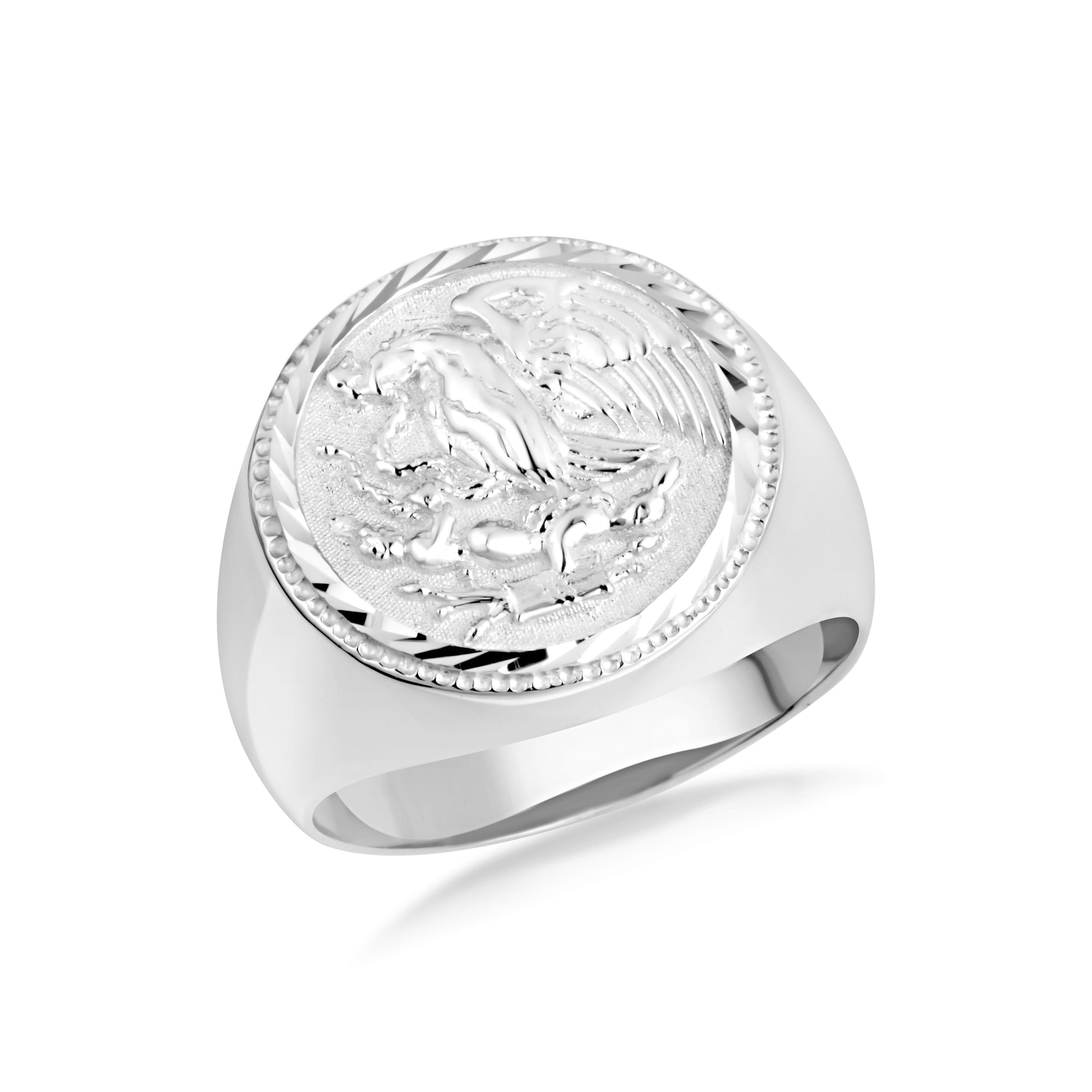 Silver Mexican Eagle Ring