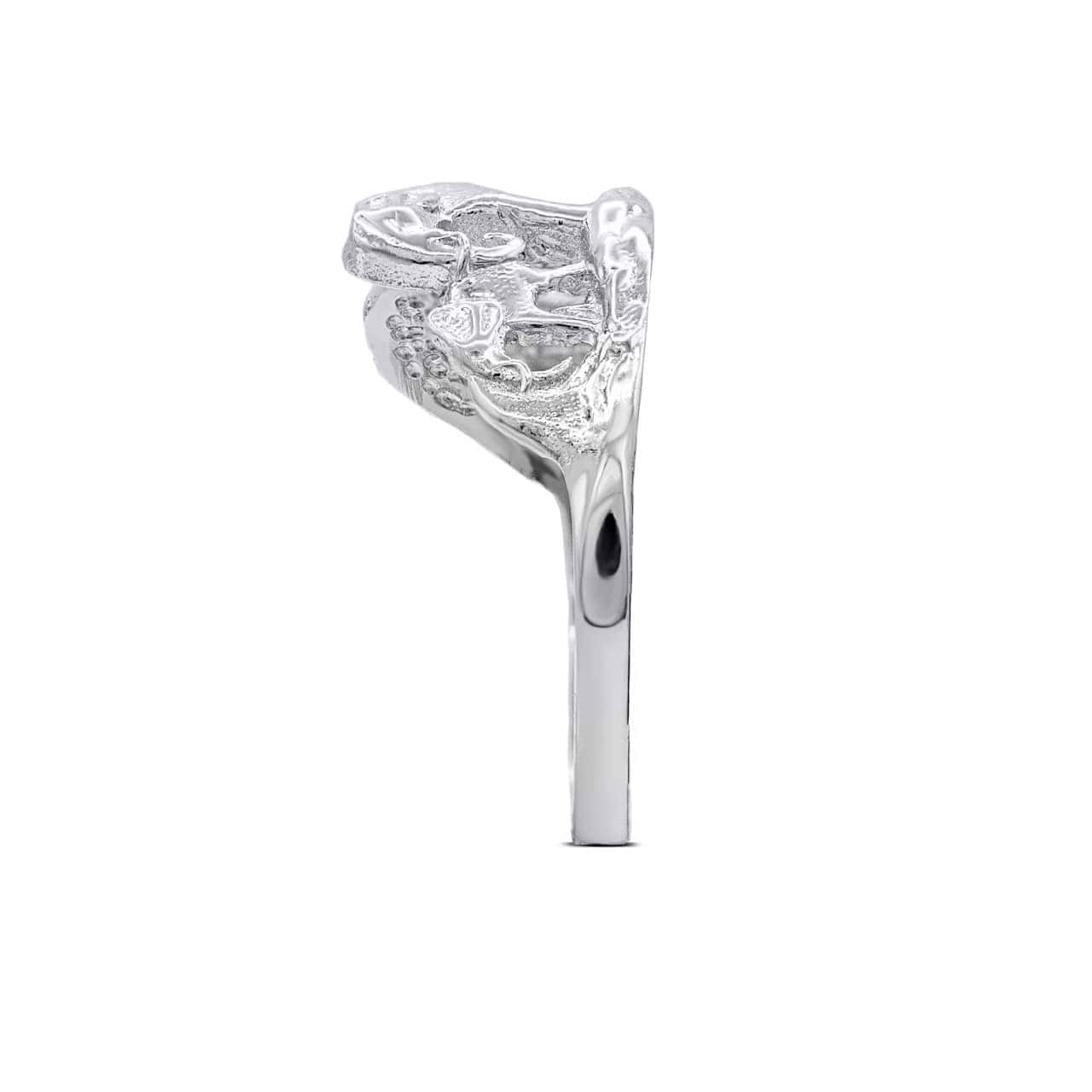 Silver Openwork Lucky Elephant Ring, view 4