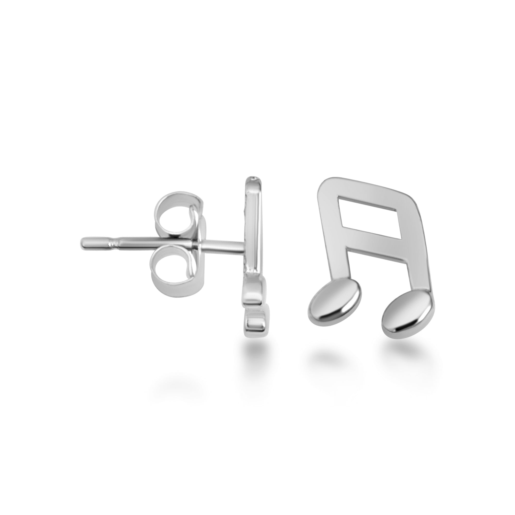 Sixteenth Music Note Stud Earrings