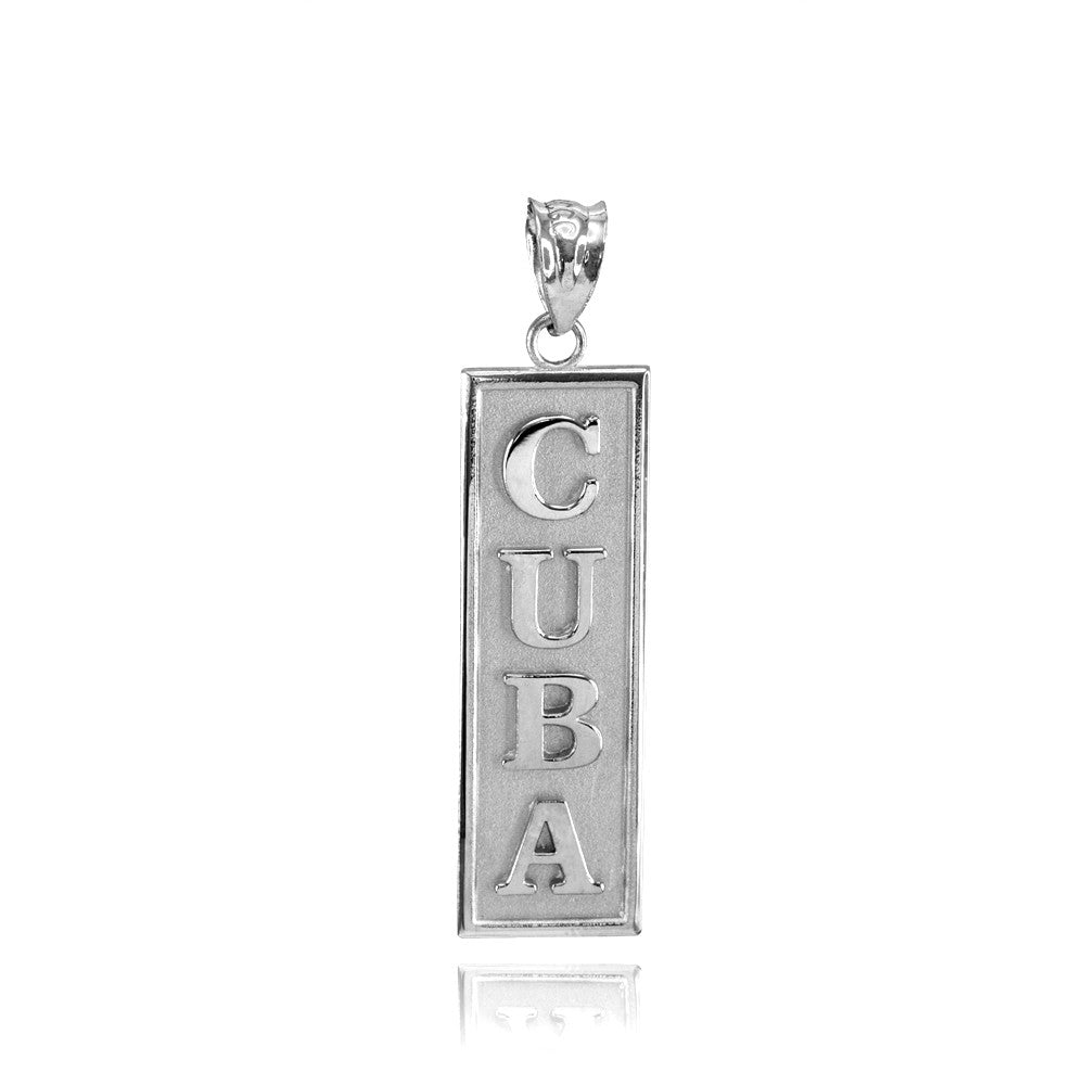 Solid Gold CUBA Pendant Necklace, view 11