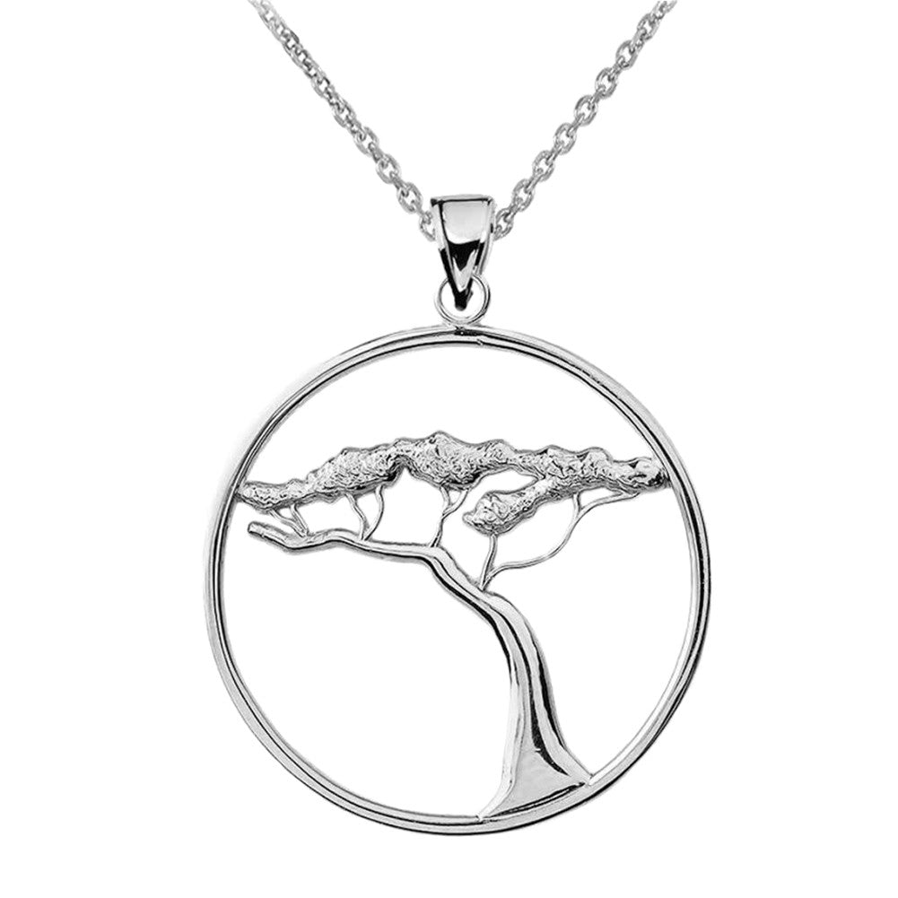 Solid Gold Japanese Bonsai Pendant, view 5